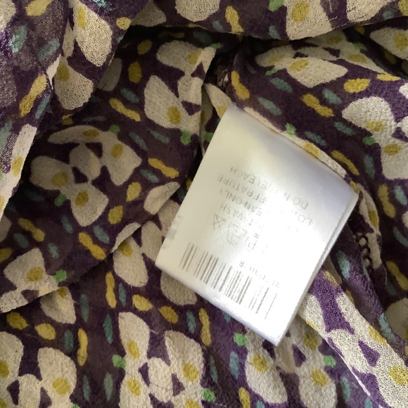 Adele Fado silk long sleeves dress - Picture 12 of 13